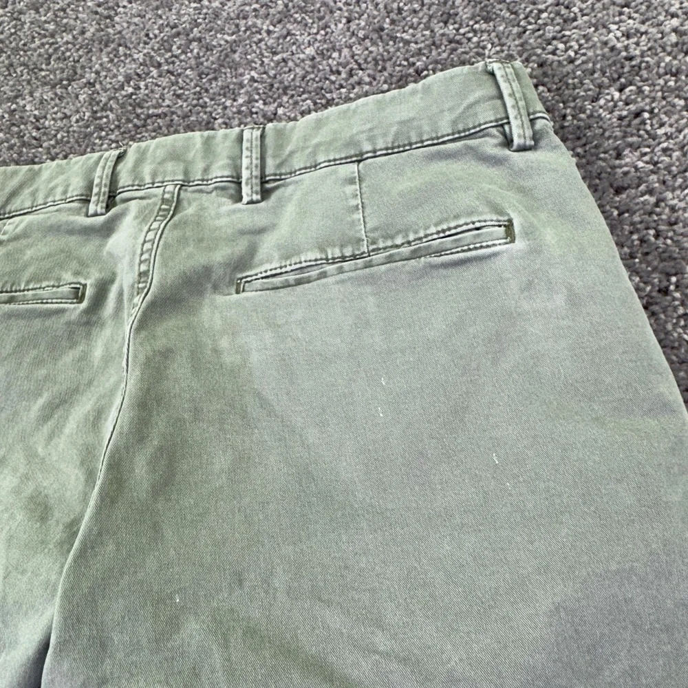 Gap Shorts Mens 31 Green Chino Canvas Casual Flat Front Summer Pockets City